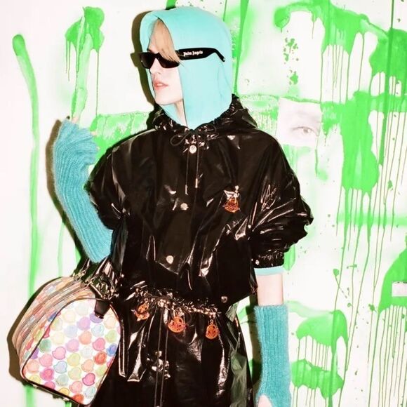 Limited Edition RARE Moncler x Palm Angels Silver Logo Chain Belt / Necklace - Picture 6 of 16